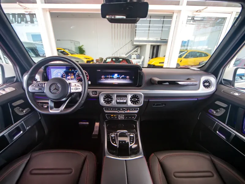 2021 Mercedes-Benz G-Class G 550 V8 Twin Turbo Petrol Engine 4.0 Litres White Black SUV