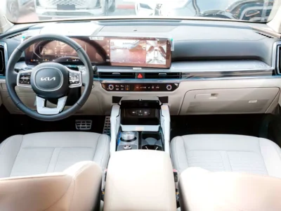 2025 Kia Sorento DLX AWD 3.5 Litres 6 Cylinders Petrol Engine White SUV GCC Specs