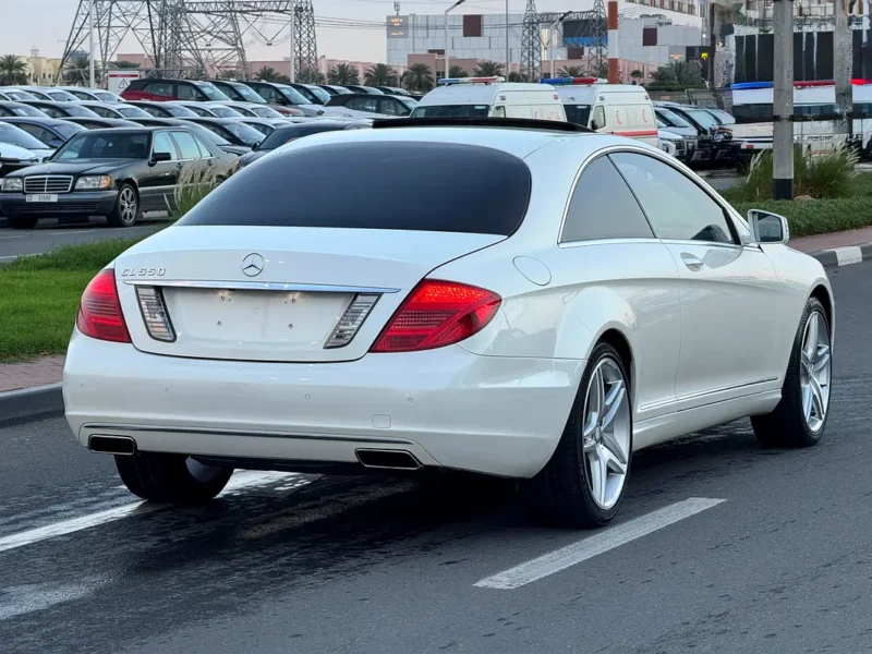 2012 Mercedes-Benz CL-Class CL 550 8 Cylinders Petrol Engine White Coupe