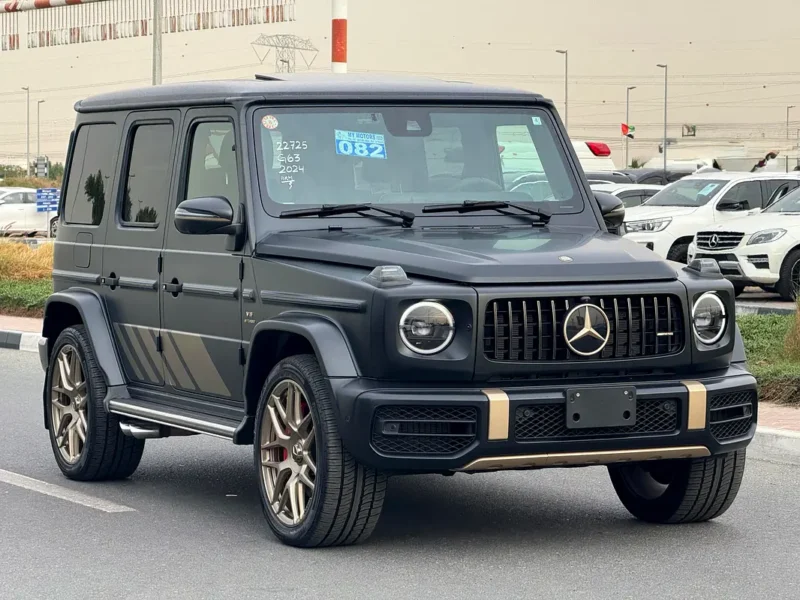 2024 MERCEDES BENZ G 63 GRAND EDITION 8 Cylinders Black SUV AUCTION GRADE 4.5/A