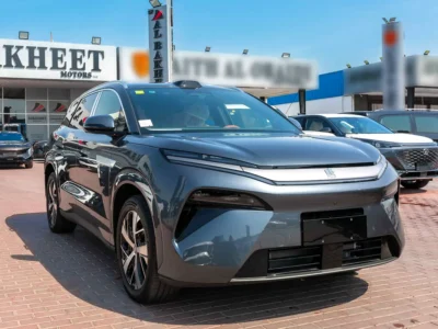 2025 BYD Tang DM-i 4 Cylinders Plug-in Hybrid Engine Grey Orange SUV AWD