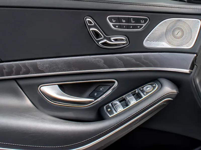 Mercedes-Benz S-Class S 63 AMG 4 Matic 4.0L V8 Biturbo Engine White Black Sedan