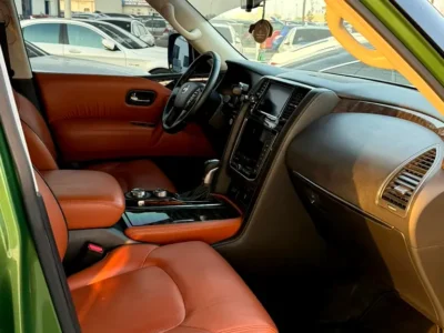 2021 Nissan Patrol LE Titanium 5.6 Litres 8 Cylinders Petrol Engine Green Brown SUV