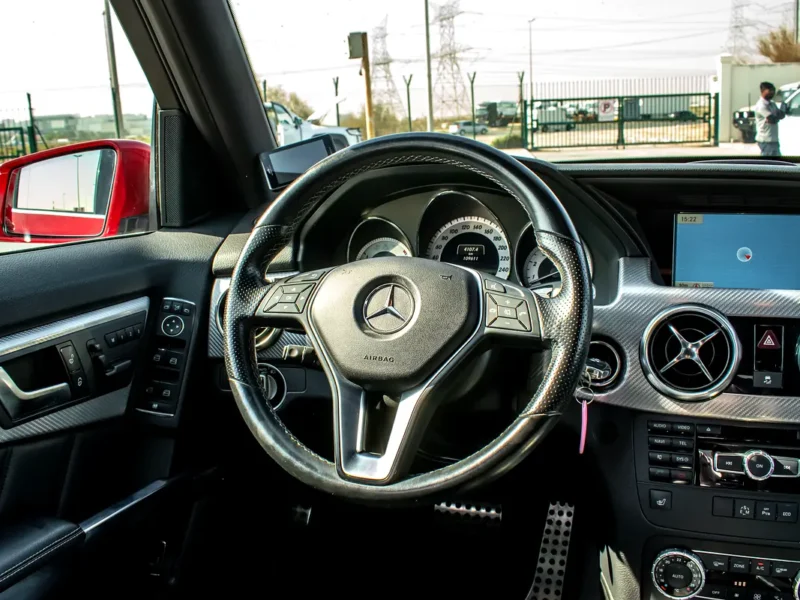 2013 Mercedes-Benz GLK-Class GLK 350 4matic 3.5L 6 Cylinders Engine Red Black SUV