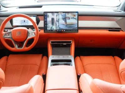 2025 BYD Tang DM-i 4 Cylinders Plug-in Hybrid Engine Grey Orange SUV AWD