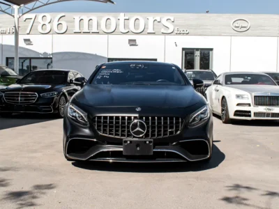 2015 Mercedes-Benz S-Class S 63 AMG V8 Biturbo Petrol Engine Black Coupe