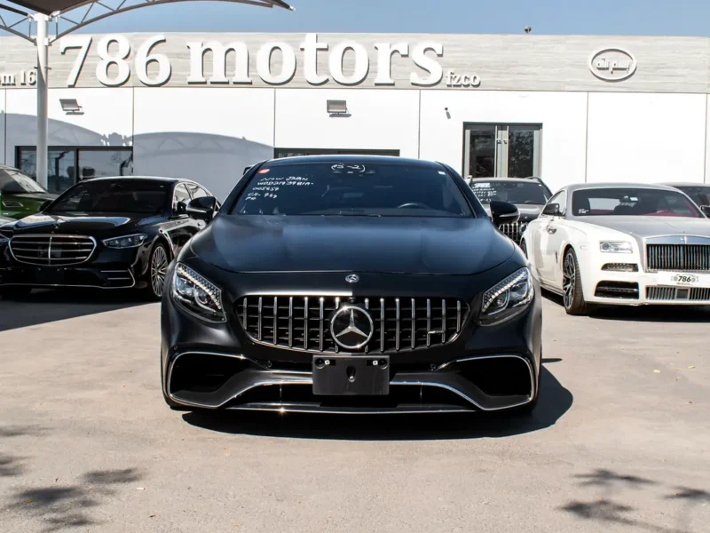 2015 Mercedes-Benz S-Class S 63 AMG V8 Biturbo Petrol Engine Black Coupe