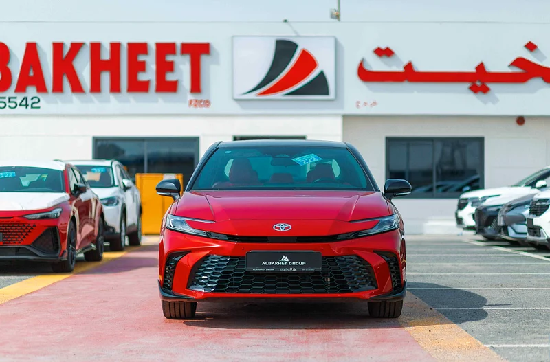 2024 Toyota Camry Sport 2.0 Litres 4 Cylinders Hybrid Engine Red Sedan Full Options