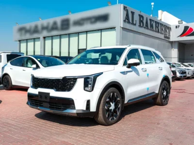 2025 Kia Sorento DLX AWD 3.5 Litres 6 Cylinders Petrol Engine White SUV GCC Specs