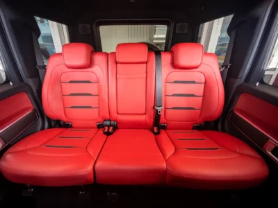 2023 Mercedes-Benz G-Class G 63 AMG 4.0 Litres V8 Biturbo Petrol Engine White Red SUV