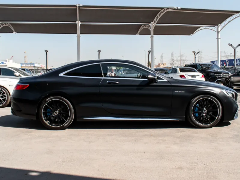 2015 Mercedes-Benz S-Class S 63 AMG V8 Biturbo Petrol Engine Black Coupe