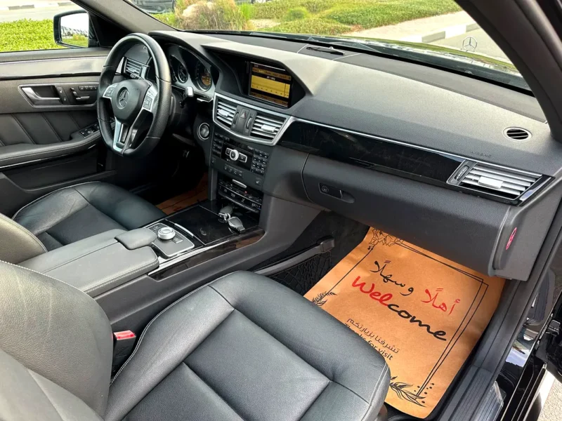 2012 Mercedes-Benz E-Class E 350 3.5 Litres V6 Petrol Engine Black Sedan Clean Car