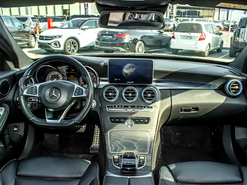 2016 Mercedes-Benz C-Class C200 4 Cylinders Petrol Engine Black Sedan Automatic