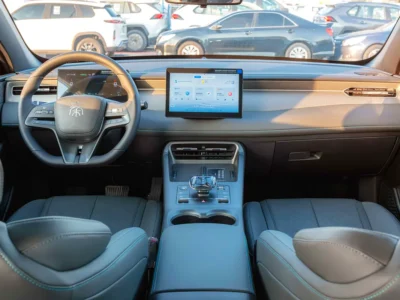 2025 BYD Qin Plus DM-i 1.5 Litres 4 Cylinders Hybrid Engine Grey Black Sedan