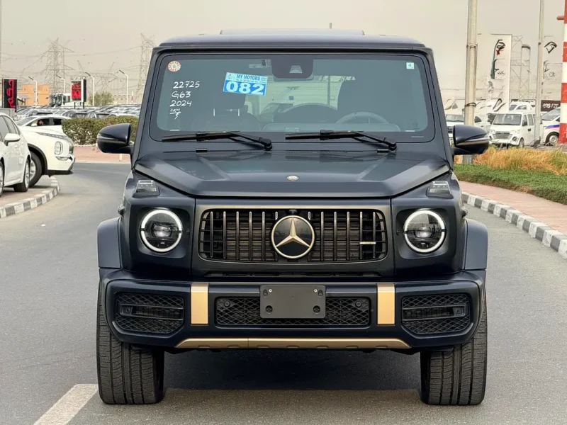 2024 MERCEDES BENZ G 63 GRAND EDITION 8 Cylinders Black SUV AUCTION GRADE 4.5/A