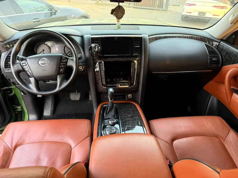 2021 Nissan Patrol LE Titanium 5.6 Litres 8 Cylinders Petrol Engine Green Brown SUV