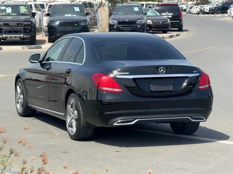 2016 Mercedes-Benz C-Class C250 4 Cylinders Petrol Engine Black Sedan CLEAN CAR