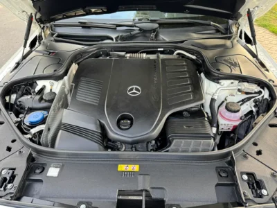 2018 Mercedes-Benz S-Class S 450 4MATIC V6 Engine White Black Sedan 4.5 Auction Grade