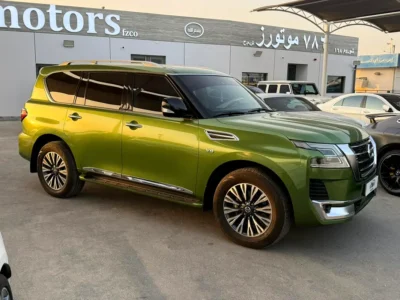 2021 Nissan Patrol LE Titanium 5.6 Litres 8 Cylinders Petrol Engine Green Brown SUV
