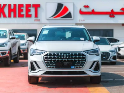 2025 Audi Q3 35 TFSI S-Line 1.5 Litres 4 Cylinders Turbo Petrol Engine White Black SUV