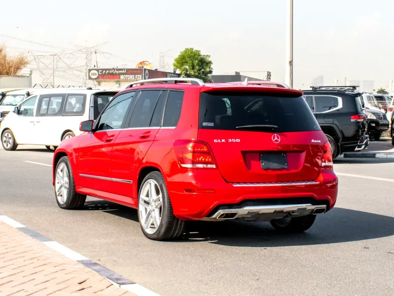 2013 Mercedes-Benz GLK-Class GLK 350 4matic 3.5L 6 Cylinders Engine Red Black SUV