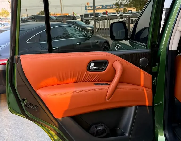 2021 Nissan Patrol LE Titanium 5.6 Litres 8 Cylinders Petrol Engine Green Brown SUV