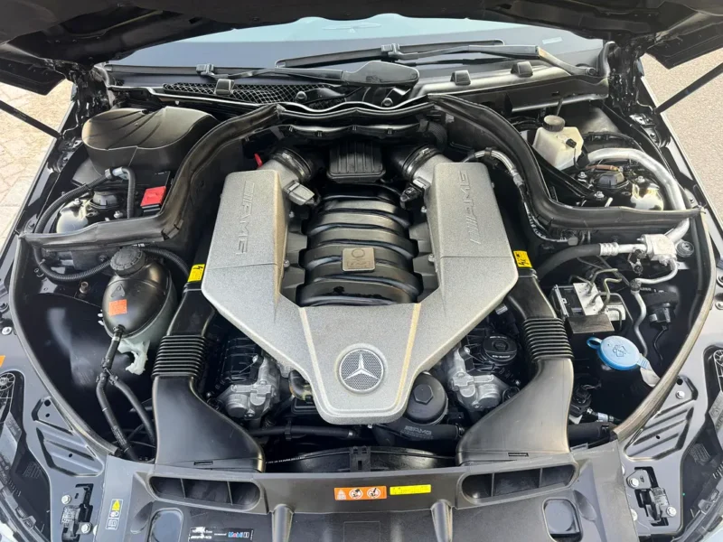 2012 Mercedes-Benz C-Class C63 AMG P31 Performance PKG 8 Cylinders Black Red Sedan