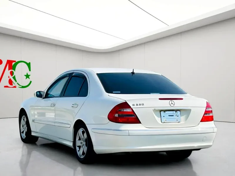 2004 Mercedes-Benz E-Class E 320 6 Cylinders Petrol Engine White Black Sedan