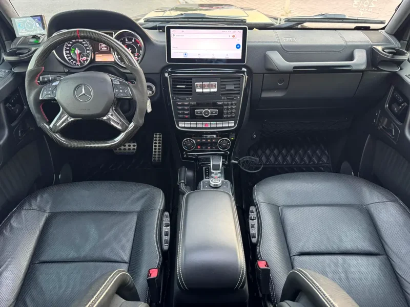 2013 Mercedes-Benz G-Class G 63 AMG 8 Cylinders Petrol Engine Black SUV Brabus Kit