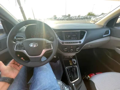 2023 Hyundai Accent GL 4 Cylinders Petrol Engine White Grey Sedan GCC Specs