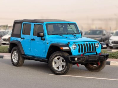 2017 JEEP WRANGLER SPORT V6 Petrol Engine 3.6 Litres Blue Black SUV 4WD