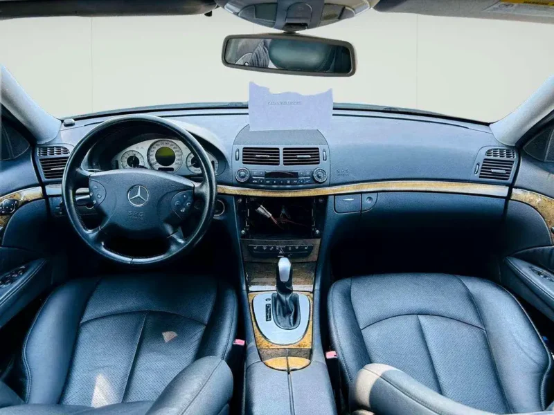 2004 Mercedes-Benz E-Class E 320 6 Cylinders Petrol Engine White Black Sedan