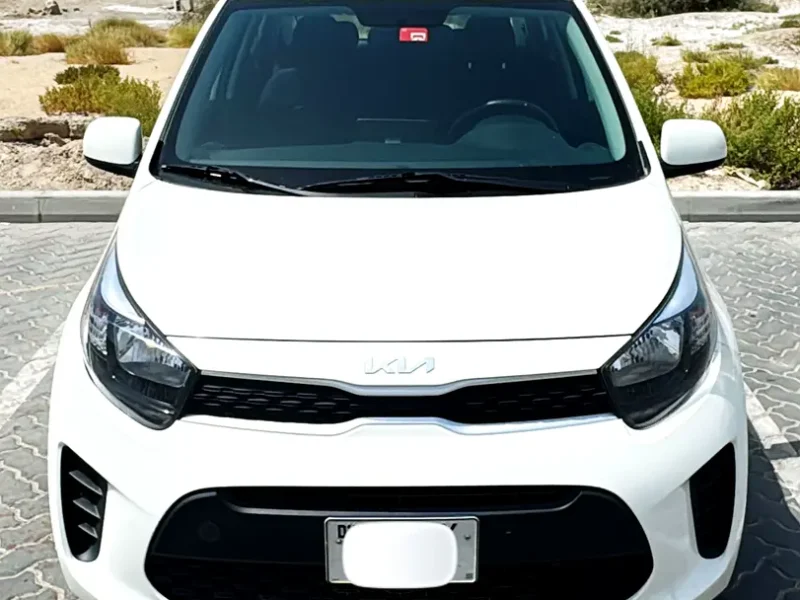 2023 Kia Picanto LX 4 Cylinders Petrol Engine White Black Hatchback GCC Specs