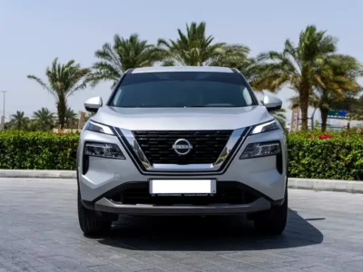 2023 Nissan X-Trail S 4 Cylinders Petrol Engine Silver Beige SUV GCC Specs