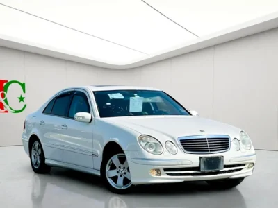 2004 Mercedes-Benz E-Class E 320 6 Cylinders Petrol Engine White Black Sedan
