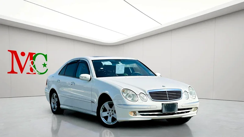 2004 Mercedes-Benz E-Class E 320 6 Cylinders Petrol Engine White Black Sedan
