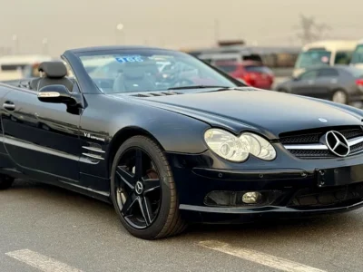 2003 Mercedes-Benz SL-Class SL 55 AMG Kompressor 8 Cylinder Black Convertible
