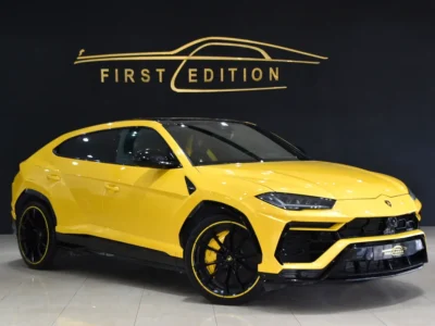 2022 Lamborghini Urus Pearl Capsule 8 Cylinders Petrol Engine Yellow SUV GCC