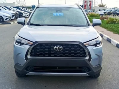 2022 Toyota Corolla Cross LE 4 Cylinders Petrol Engine Silver Black SUV Excellent Condition
