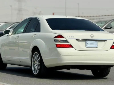 2008 Mercedes-Benz S-Class S 350 6 Cylinders Petrol Engine White Beige Sedan Clean Car