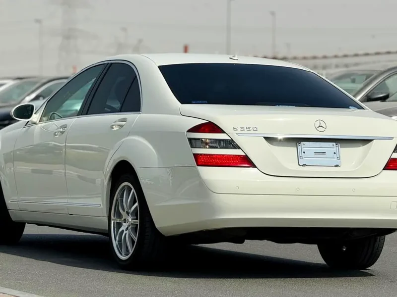 2008 Mercedes-Benz S-Class S 350 6 Cylinders Petrol Engine White Beige Sedan Clean Car