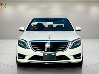 2015 Mercedes-Benz S-Class S 550 8 Cylinders Petrol Engine White Black Sedan