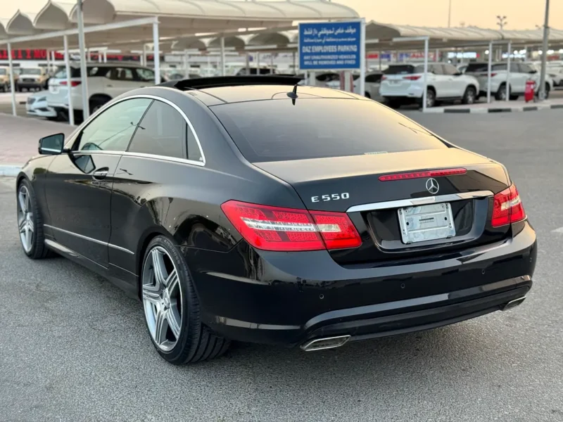 2011 Mercedes-Benz E-Class E550 V8 Petrol Engine Black Beige Coupe AUCTION GRADE 4/B