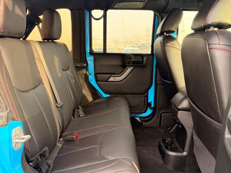 2017 JEEP WRANGLER SPORT V6 Petrol Engine 3.6 Litres Blue Black SUV 4WD