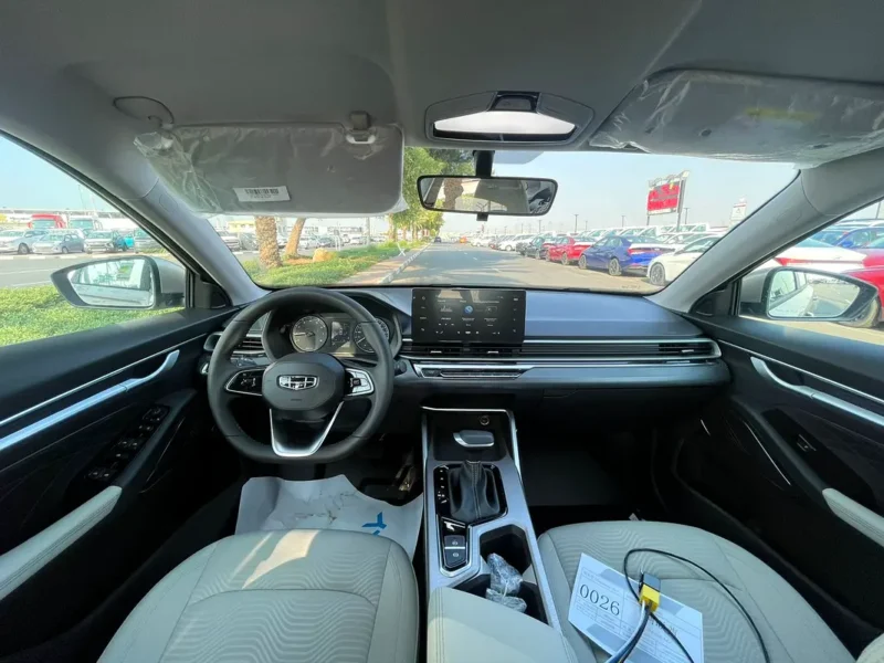 2024 Geely Emgrand GT 4 Cylinders Petrol Engine White Beige Sedan GCC Specs