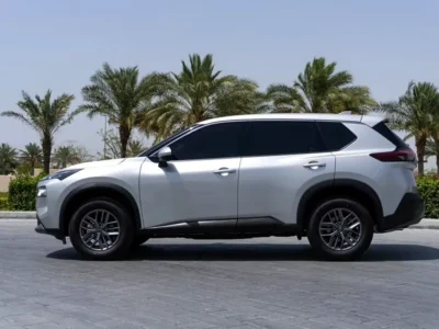 2023 Nissan X-Trail S 4 Cylinders Petrol Engine Silver Beige SUV GCC Specs