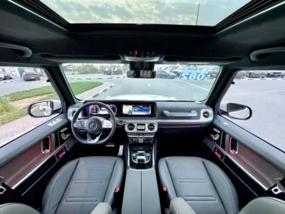 2024 Mercedes-Benz G-Class G 400 d 6 Cylinders Diesel Engine White Black SUV