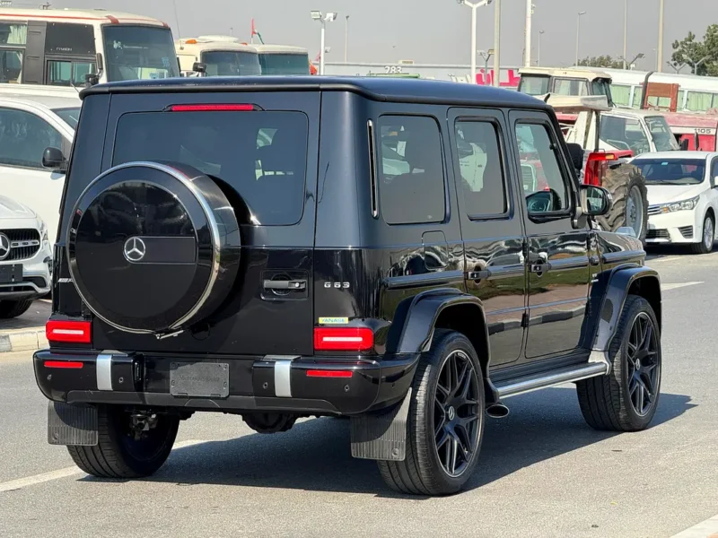 2019 Mercedes-Benz G-Class G 63 AMG 8 Cylinders Black Brown SUV 5A Auction Grade