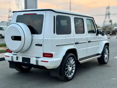 2024 Mercedes-Benz G-Class G 400 d 6 Cylinders Diesel Engine White Black SUV