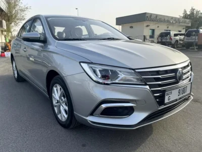 2024 MG MG5 Standard 4 Cylinders Petrol Engine Silver Grey Sedan GCC Specs